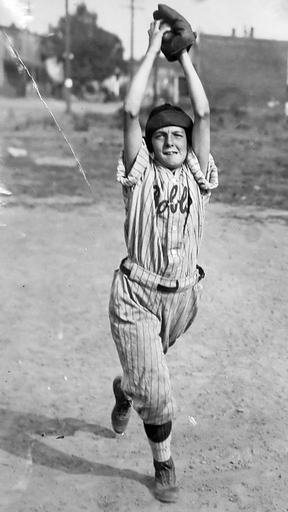 Female Baseball Player