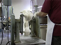 stretching the white center and adding flavoring