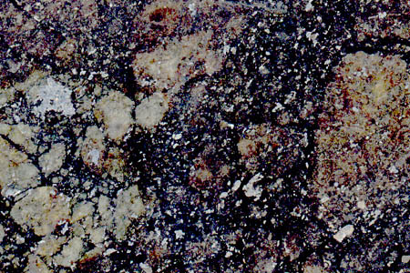 Chondrite Meteorite Detail