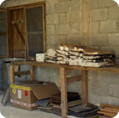 image: inside the drying room