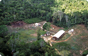 image: aerial view of Las Cuevas