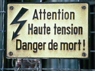 Danger sign